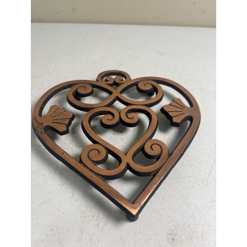 Pampered Chef Cast Iron Copper Trivet Round-Up From The Heart 2010